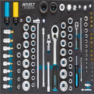 HAZET Socket Set Metric 3/4" 1/4" 6.3 1/2" 12.5