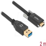 Câble USB Delock - USB-C 24 broches (M) vers USB-C 24 broches (M)