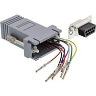 Adaptateur en ligne Sub-D femelle 9 broches / RJ45 femelle