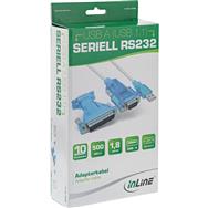 Câble adaptateur USB vers série InLine USB Type A mâle / DB9 mâle 1,8 m