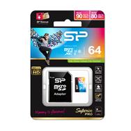 Silicon Power Superior Pro - Carte mémoire flash (adaptateur microSDXC vers SD inclus)