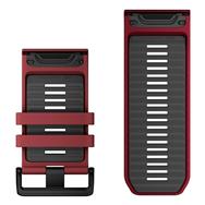 Bracelet silicone Garmin QuickFit Marsala/Graphite