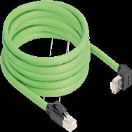 Câble patch Delock - RJ-45 (M) droit vers RJ-45 (M) coudé vers le haut