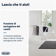 De Longhi Tasciugo AriaDry DEX210SF - 250 W - 220 - 240 V - 50 Hz - 334 mm - 220 mm - 508 mm