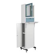 DIGITUS Mobile Workstation - Freestanding rack - 200 kg - Castor wheels - 51.8 kg - Grey