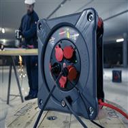 Brennenstuhl Professional Kabeltrommel mit Rundum-UEberrollschutz