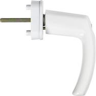 ABUS Security-Center ABUS FG200 W SB - Window locking handle - White - Die-cast zinc - White - Monotone - Cylinder lock