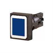 Interrupteur à bouton-poussoir Eaton Q25D-BL noir/bleu