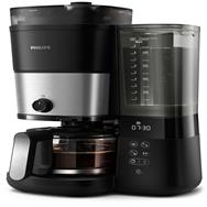 Philips HD7900/01 - Drip coffee maker - 1.25 L - Coffee beans - Built-in grinder - Black