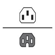 Origin Storage 1m Power Cable - PDU to Switch IEC C14(M)-IEC C15(F) - 1 m - C14 coupler - C15 coupler