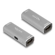 Répéteur Delock - HDMI - HDMI 19 broches Type A (femelle) / HDMI 19 broches Type A (femelle)