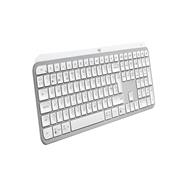 Logitech MX Keys S - Wireless - RF Wireless + Bluetooth - Scissor key switch - QWERTY - LED - Aluminium - White