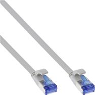 Câble patch plat InLine - U/FTP - Cat.6A - TPE sans halogène - gris - 20 m