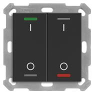 Bouton poussoir KNX double RGBW MDT BE-TAL550206.B1