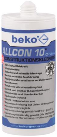 BEKO 260100150 - Colle de construction Allcon 10 150ml