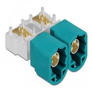 Delock 90356, HSD Z, HSD Z, mâle, 90°, or, bleu