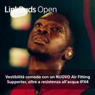 Sony LinkBuds Open WFL910V, Sans fil, Appels/Musique, 20 - 20 000 Hz, 63 g, Casque, Violet