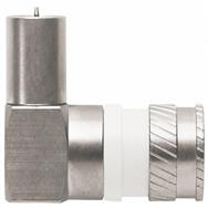 Axing CFS10051, type F, F, mâle, 90°, acier inoxydable, 50 pièces