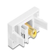 Module Delock Easy 45 prise RCA vers plaqué or