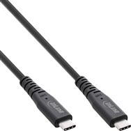 Câble USB-C PD 240 W InLine USB4 1 m Noir