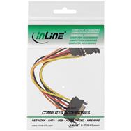 Câble d'alimentation SATA en Y InLine 2x SATA avec loquets 0,30 m
