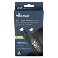 MEDIARANGE Lade- & Datenkabel USB-C E-Mark-Chip 10Gbit/s - Cable - Digital