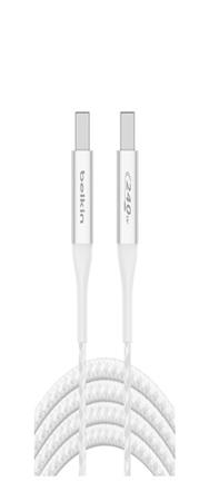 Belkin BOOST CHARGE 240W Câble USB-C 1m - Charge rapide blanc