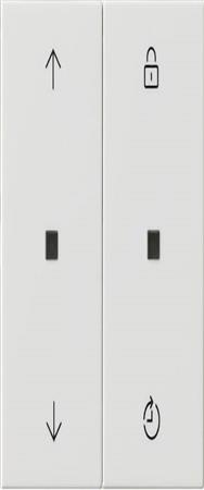 Panneau de commande GIRA S3000. Système de mémoire 55 Pure White 536303