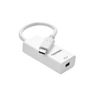 Adaptateur celexon USB-C vers mini DisplayPort M/F blanc