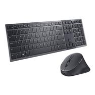Dell KM900 - Sans fil - RF sans fil + Bluetooth - Interrupteur à clé à ciseaux - QWERTY - Graphite - Souris incluse