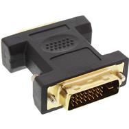 Adaptateur DVI-D en ligne DVI-I 24+5 femelle / DVI-D 24+1 mâle