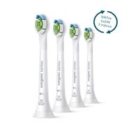 Philips W2c Optimal White compact HX6074/27 Compact sonic toothbrush heads - 4 pc(s) - White - Medium - Ergonomic - Compact - for optimal use