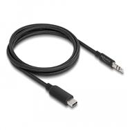 Câble audio Delock - USB-C mâle 24 broches vers mini-jack stéréo 3,5 mm mâle