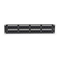 Boîtier de distribution Black Box JPM5E48A Cat5e 2U, montage en rack, noir