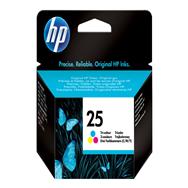 HP 25 Tri-color Ink Cartridge: Standard Yield, Pigment-based, 1 Pc