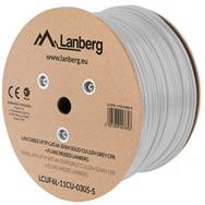 Lanberg LCUF6L-11CU-0305-S - 305 m - Cat6a - U/FTP (STP) - Grey