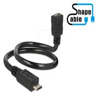 Delock OTG ShapeCable - Câble d'extension USB