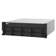 NAS QNAP 8 baies AL324 quad-core 1,7 GHz, montage en rack, avec alimentation redondante 250 W, DDR4 UDIMM - NAS - SATA