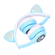Casque audio sans fil bleu avec oreilles de chat Extralink KIDS