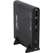 Chargeur USB GaN en ligne 120 W 2 x USB-C 2 x USB-A Noir