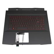 MSI 957-17L112E-C06 Tastatur inkl. Topcase DE deutsch schwarz/schwarz mit - Keyboard