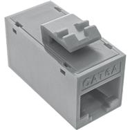 Prise/jack RJ45 Keystone InLine - non blindé - Cat.6A - lot de 8 - gris