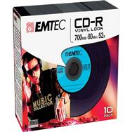 EMTEC ECOC801052SL - 52x - CD-R - 120 mm - 700 Mo - Slimcase - 10 pièce(s)