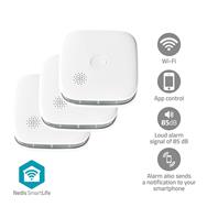 Nedis SmartLife Rauchmelder| Wi-Fi| Batteriebetrieben| Sensorlebensdauer 10 Jahre| EN