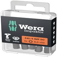 Wera 840/4 IMP DC Hex-Plus DIY, 1 pièce(s), Hexagonal (métrique), 5 mm, 50 mm, 50 mm, 17 mm