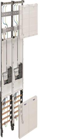 Panneau complet Hager ZK33W3N 2Z 3 points 1050 mm 2 champs