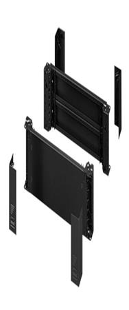 Douille Rittal-Eckst VX bord avant/bord arrière H200mm L600mm