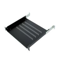 TRITON, étagère 19" 1U 550 mm, 80 kg, plastique noir