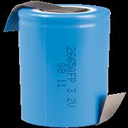 Batterie industrielle Frei LIFEPO4 26650FPZ 2400 mAh