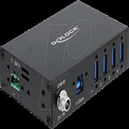 Delock Industrial USB 5 Gbps Hub 4x USB-A with 8 kV ESD Protection